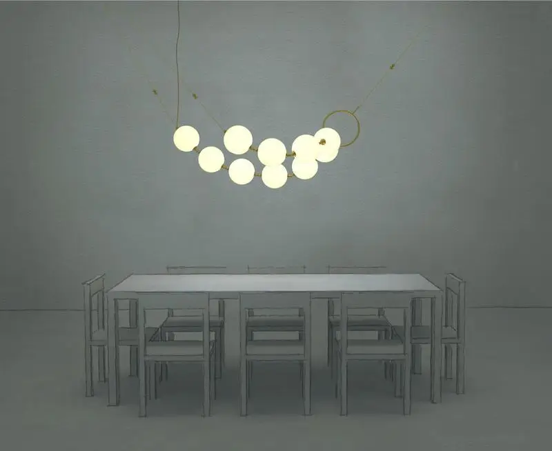 Современный Железный подвесной светильник Северной Европы креативное молочно Белое стекло абажур для ресторана персиковые ветви подвесной светильник