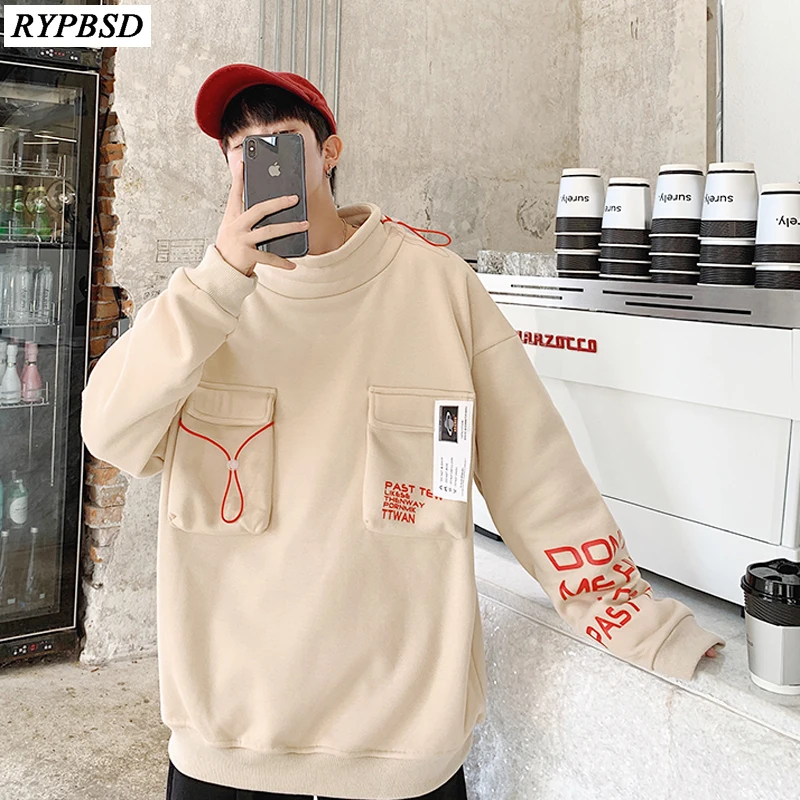 Sudadera Oversize Hombre 2019 moda Casual Harajuku pulóver hombre manga  larga cálido grueso más terciopelo Hip Hop sudadera 3 colores|Sudaderas con  capucha y sudaderas| - AliExpress