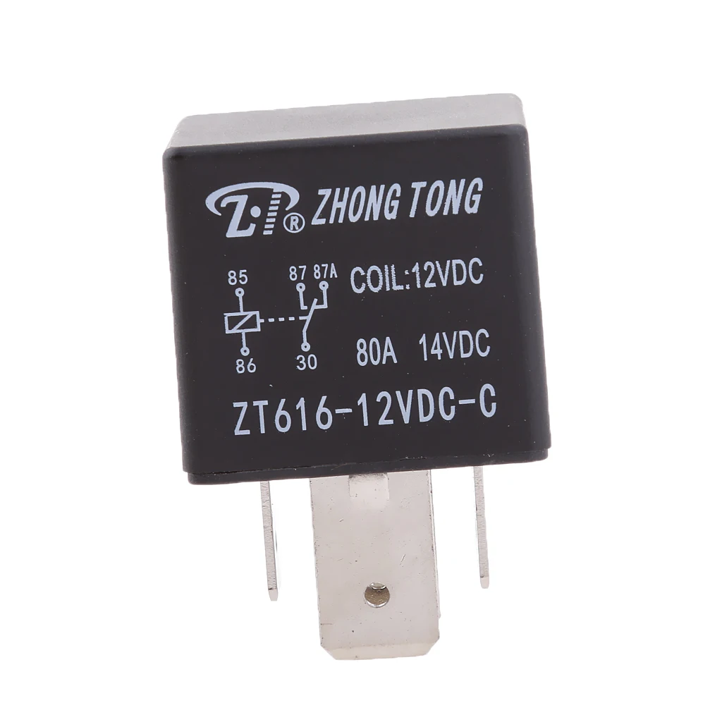 12V 80A Amp 5-Pin Change Over Relay SPDT for Aux Light Horn Audio Car Boat