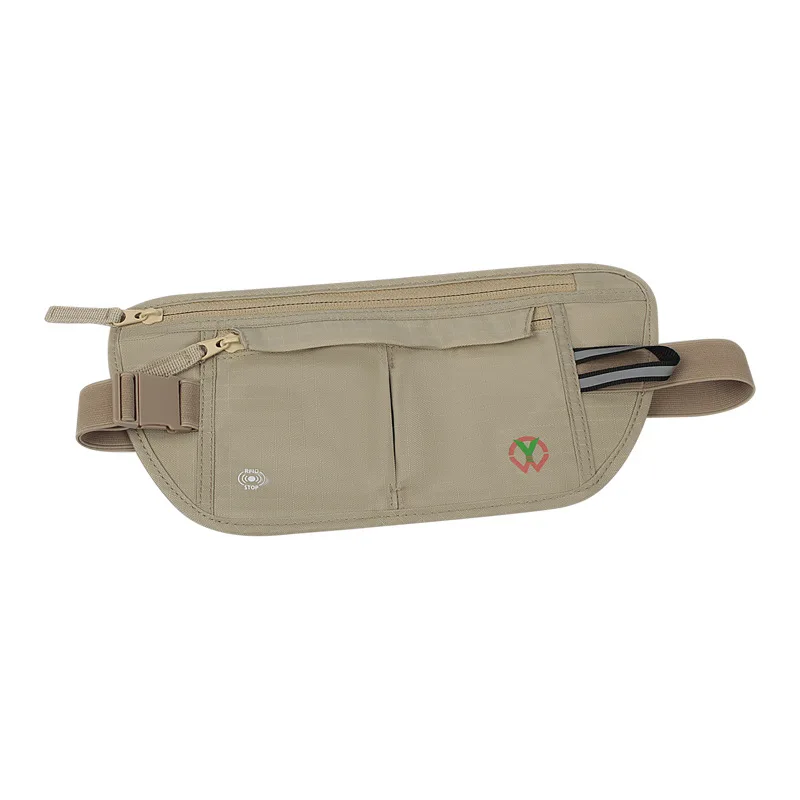 

BSCI Design New Style Travel Casual Running Sports Waist Pack Mobile Phone Documents Storage Wallet Close Fit Waist Bag