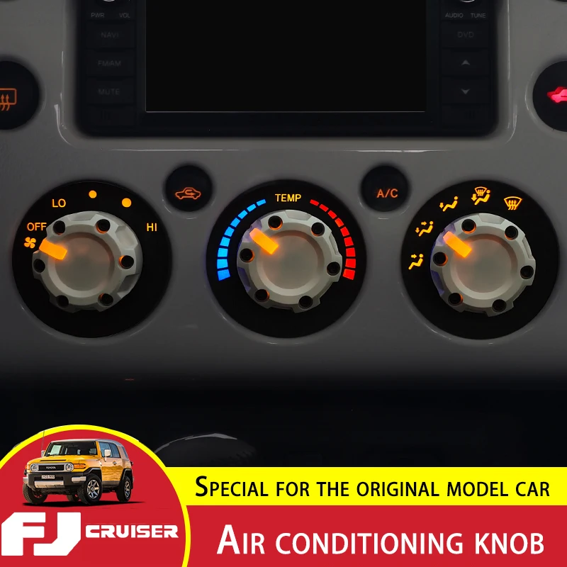 For Toyota FJ Cruiser Air Conditioning Knob Modification FJ Central