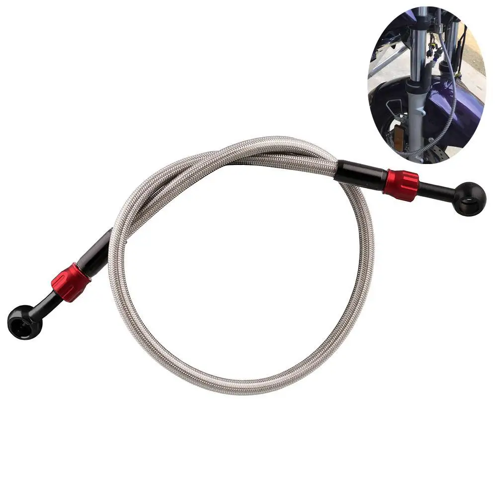 TWISTER.CK 37.2'' Motorcycle Dirt Bike Braided Steel Hydraulic Reinforce Brake Line Clutch Oil Hose |