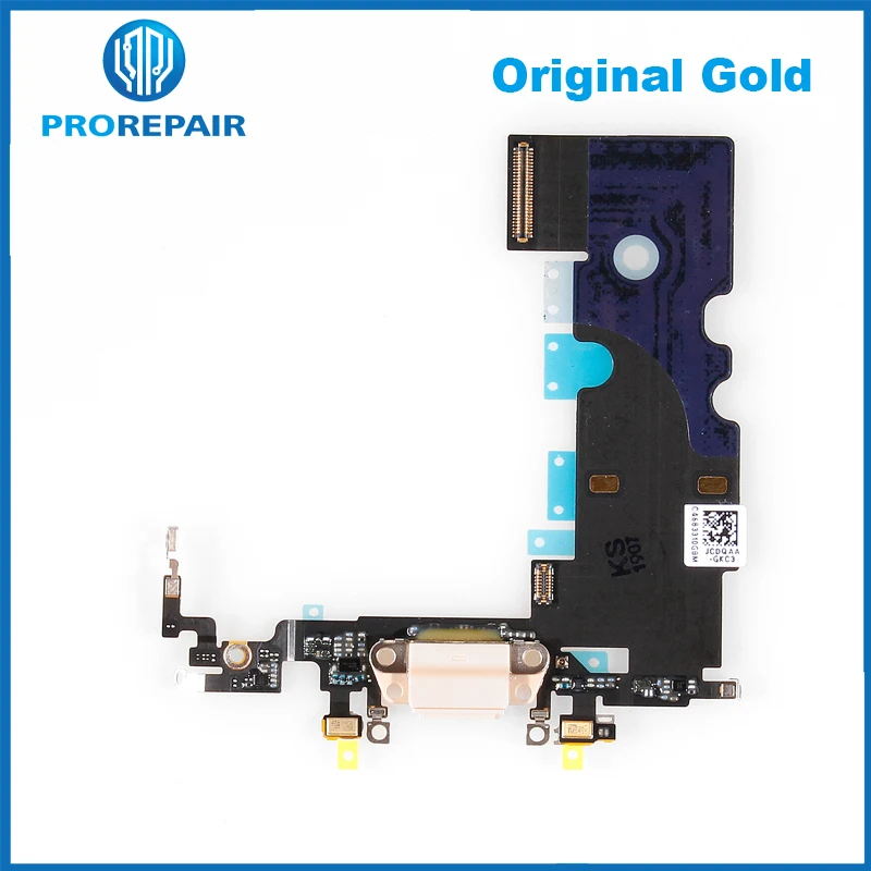 5 шт./лот официальный зарядный порт для iPhone 8 док-разъем Flex для iPhone 8G 4,7 - Цвет: original gold