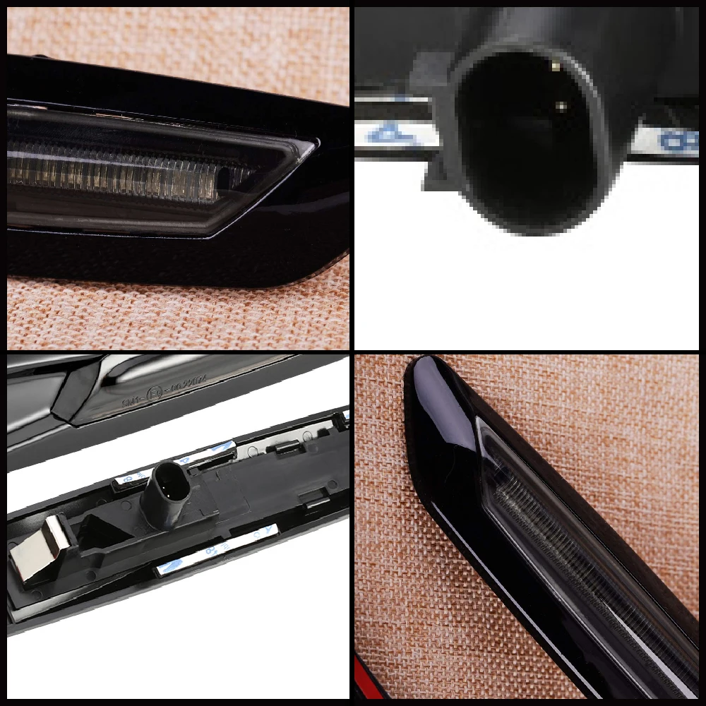 2 предмета в комплекте, для BMW E60 E61 E81 E82 E87 E88 E90 E91 E92 E93 X1 E84 X3 E83 светодиодный, боковой, габаритный фонарь Поворотная сигнальная лампа индикатора