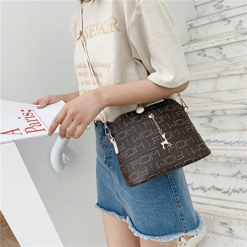 

New 2017 New Style WOMEN'S Bag Shell Bag Mini Small Shoulder Bag Casual Retro Shoulder Bag Shoulder Bag Versatile Bag