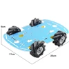 Rueda inteligente de juguete para Arduino Raspberry Pi, Kit de Chasis de coche con 4 Uds. De Motor TT inalámbrico para Arduino ► Foto 2/5