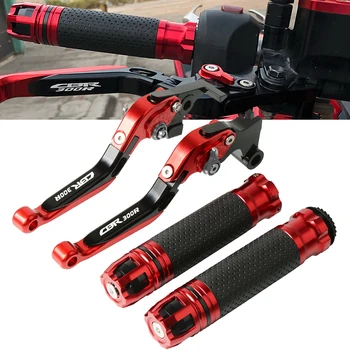 

Motorcycle Brake Clutch Lever +Handle Grips Handlebar For HONDA CBR300R/CB300F/FA CBR 300R CBR 300 R 2014-2018 2015 2016 17 2018