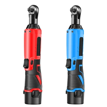 

65Nm Rechargeable Electric Wrench Electric Wrench Electric Ratchet Wrench Tools Service Right Angle Multifunctional Durable