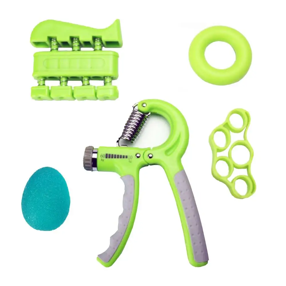 

5 PCS Hand Grip Set Power Expander Finger Trainer Arm Exerciser Musculation Dynamometer for Physical Therapy Guitar Player