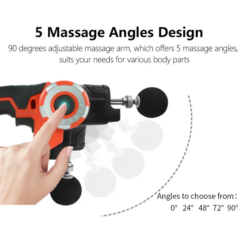 Booster Lite Professional 12V Body Vibrating Massager Theragun Relaxation Deep Muscle Massage Gun