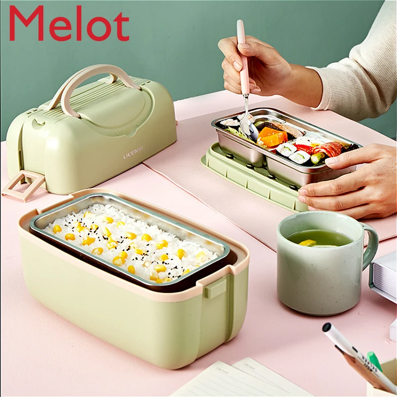 opslaan bon nieuws High End Luxe Oplaadbare Verwarming Multifunctionele Double Layer Oplaadbare  Geïsoleerde Lunchbox Hot Voedsel Artefact|Lunchdoosjes| - AliExpress