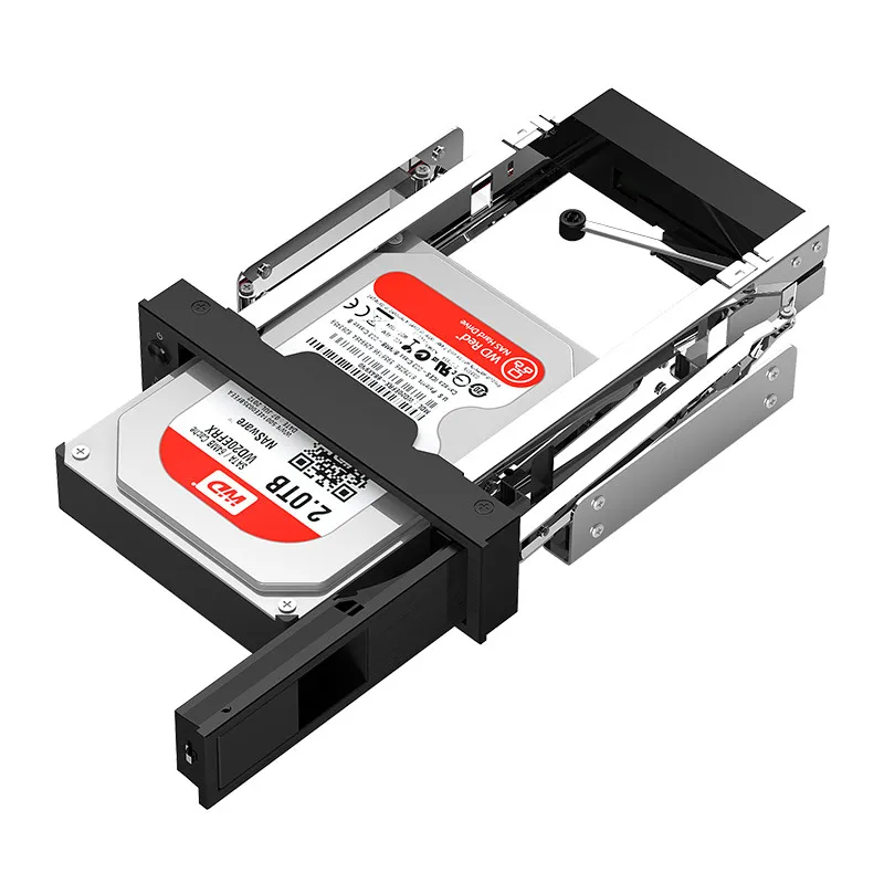 Ruaeoda SSD Mounting Bracket 2.5 to 3.5 Adapter 2 Pack,SSD Bracket SSD Tray  Adapter 2.5 to 3.5 HDD SSD Hard Disk Drive Bays Holder Metal Mounting