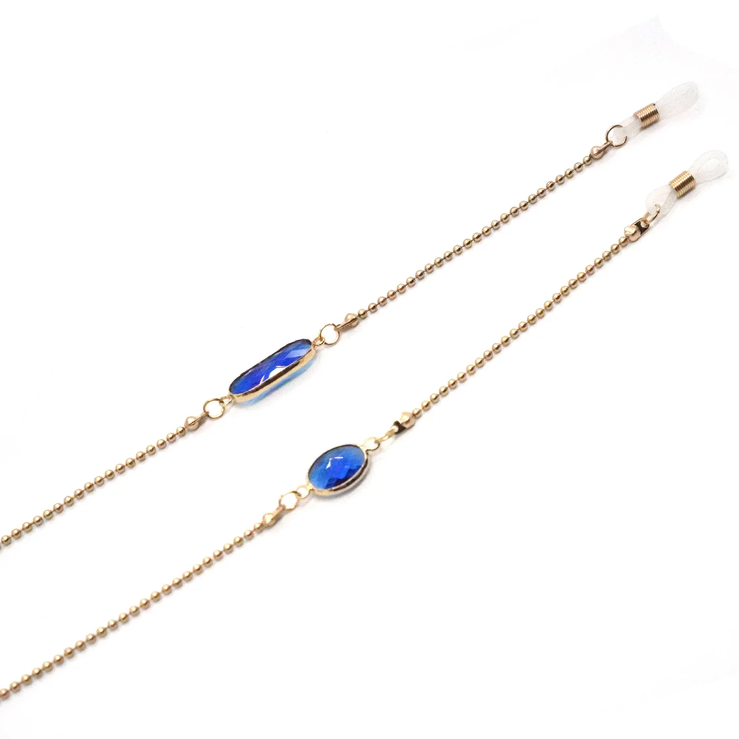 

crystal copper metal chain Reading Glasses Chain for Women Sunglasses Cords Casual Beaded Eyeglass Chain Glasses Lanyard Strap