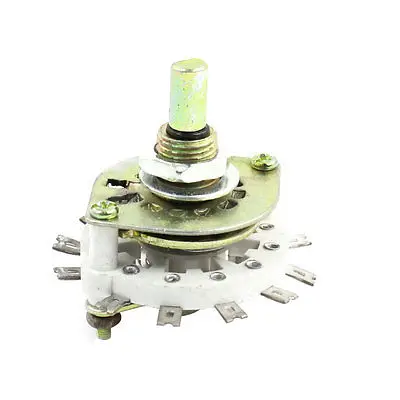 

White Ceramic 1P11T 1 Pole 11 Throw Band Channel Rotary Switch Selector