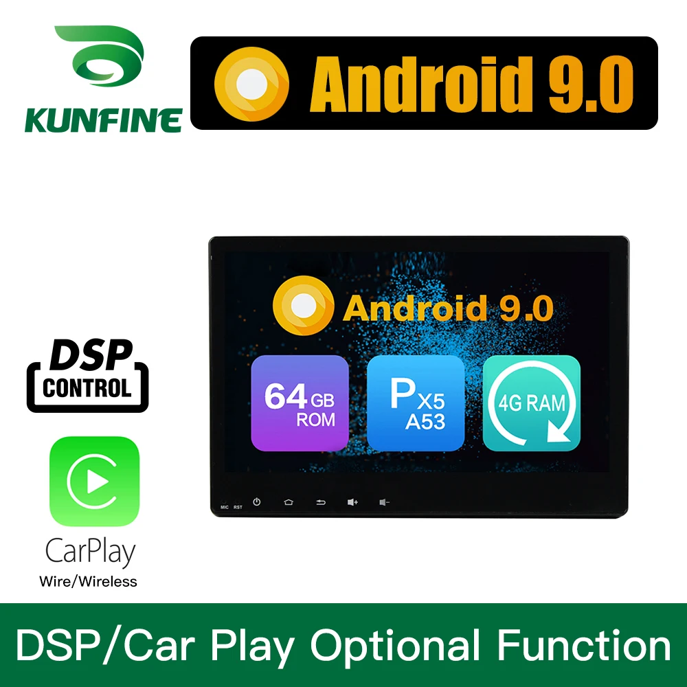 Android 9 Восьмиядерный 4 Гб ОЗУ 64 Гб ПЗУ автомобильный DVD gps навигатор мультимедийный плеер Автомобильный стерео для HONDA VEZEL HR-V