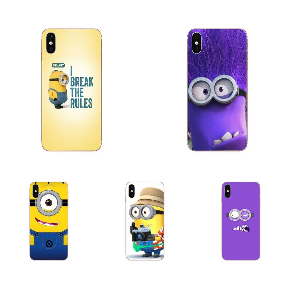 

Soft Silicone TPU Transparent Cover Case Cute Minions For Xiaomi Redmi Mi 4 7A 9T K20 CC9 CC9e Note 7 9 Y3 SE Pro Prime Go Play