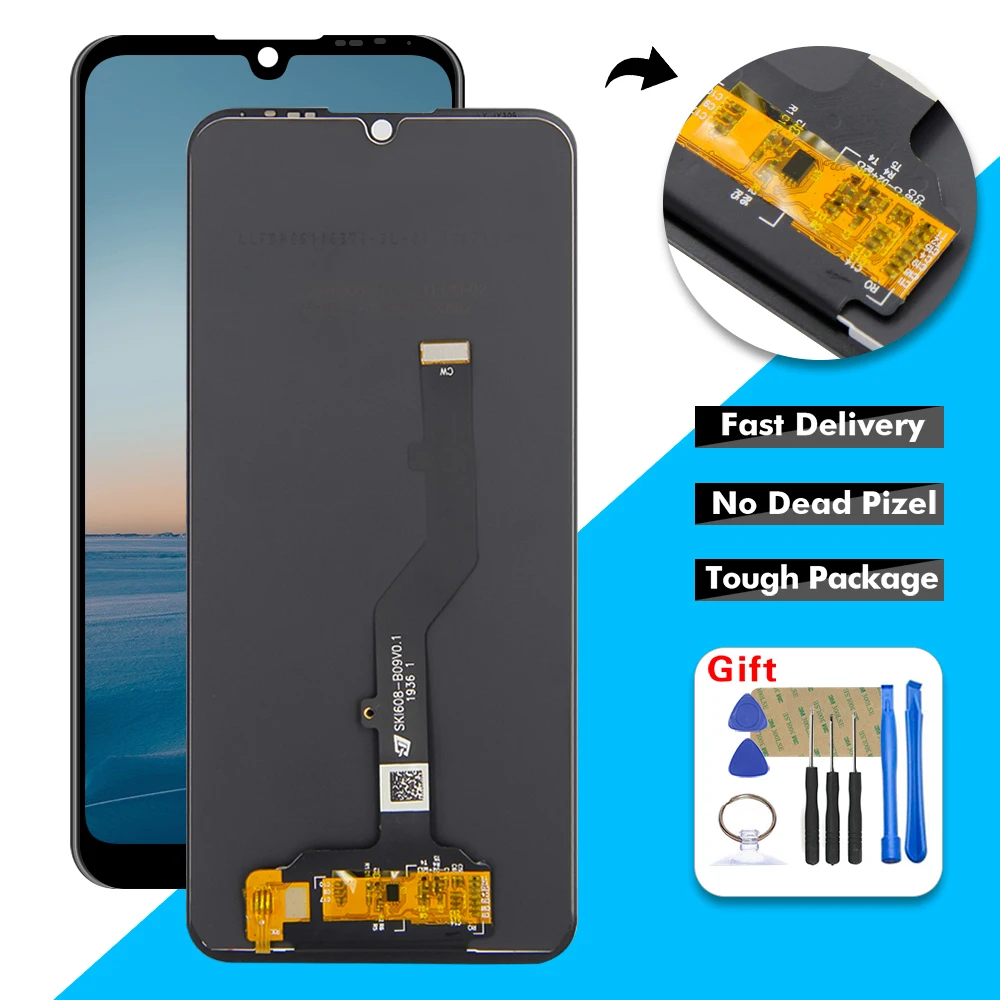 Для ZTE Blade A7 2020 / A5 ЖК дисплей сенсорный экран дигитайзер стеклянная панель в сборе