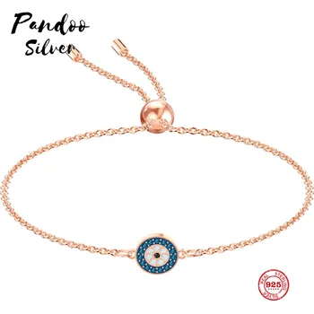 

Fashion Charm Pure 925 Silver Original 1:1 Copy, Mysterious Element Lucky Guardian Fashion Bracelet Female Luxury Jewelry Gifts
