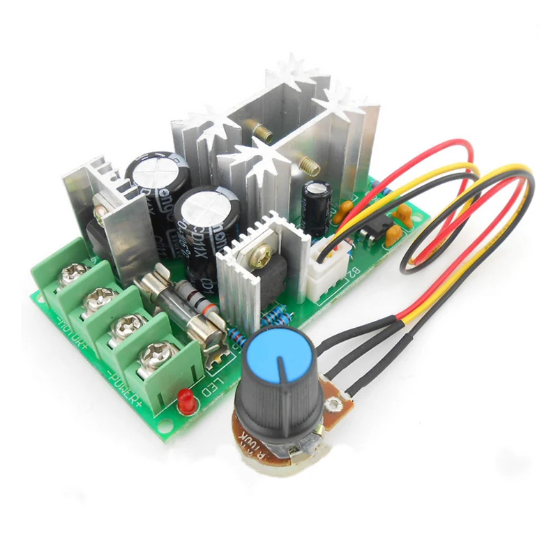 

DC 9-60V Motor Speed Control PWM Motor Speed Controller Switch 20A Current Voltage Regulator High Power Drive Module