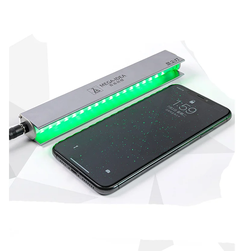 Qianli MEGA-IDEA ЖК-экран ремонт лампы экран проверочный светильник с датчиком для ЖК-ремонта отпечатков пальцев царапины жир поиск