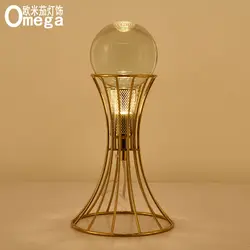 Скандинавское дизайнерское ожерелье настольная современная лампа креативная гостиная спальня кабинет прикроватный шар декоративная