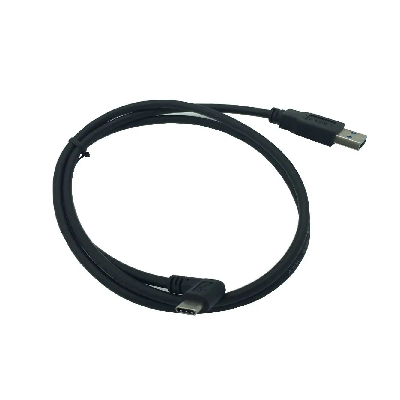 USB 3,0(type-A) штекер USB3.1(type-C) угол 90 градусов 1 м