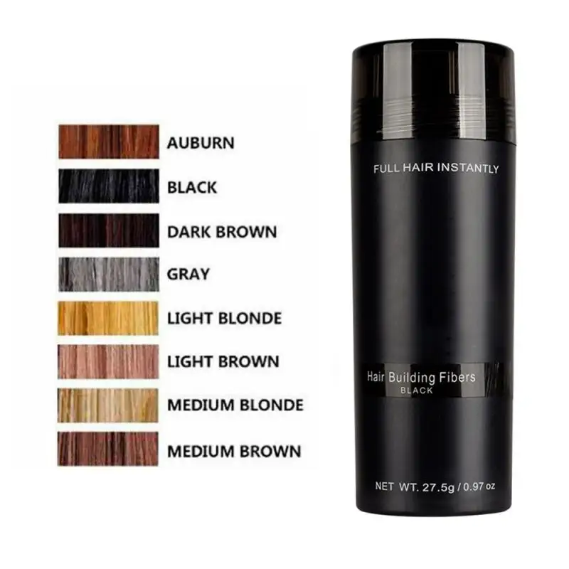 

Authentic 1 Bottle Keratin Hair Loss Building Fibers+Applicator Spray +27.5g Hairline Optimizer Dense organic Hair Growth TSLM2