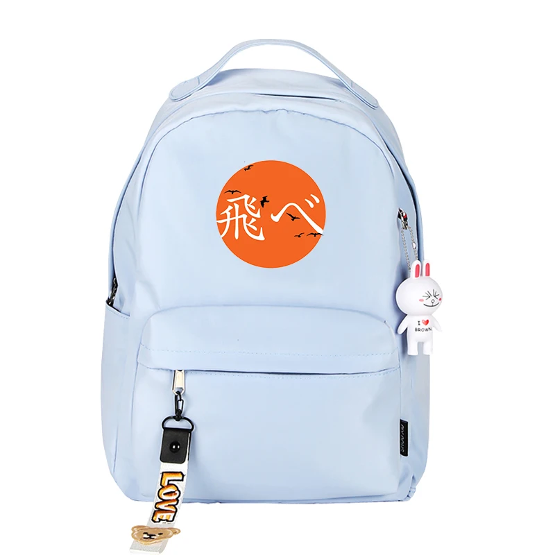 Мини-рюкзак Haikyuu Karasuno VBC Anime Hinata Shoyo школьные сумки для маленьких девочек рюкзак