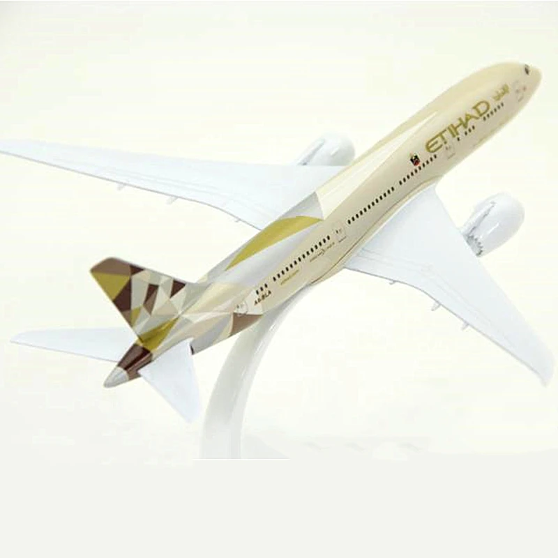 18 см Boeing B787 Etihad модель самолета из металлического сплава самолет модель игрушечный самолет детский подарок коллекционная