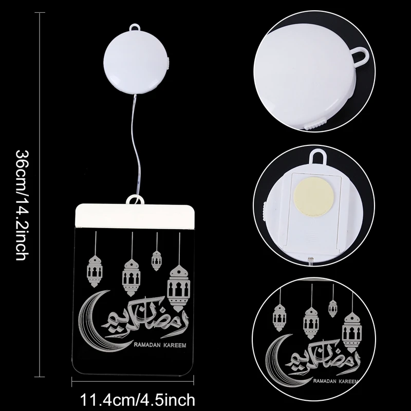 Eid Mubarak Moon Night light Islam Ramadan Decoration Islamic 10 H416267fe811e4b70b3810a6ce8817778H