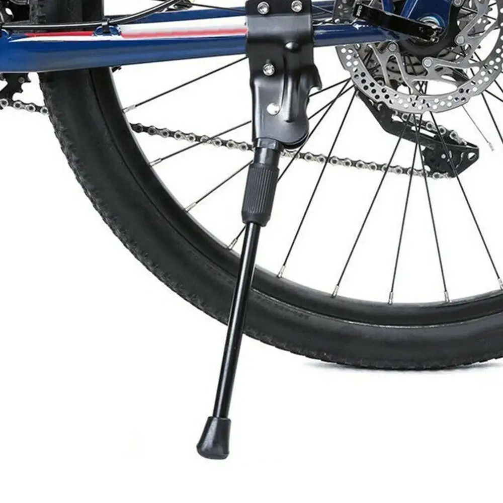 

Adjustable Bicycle Stand Aluminum Alloy Parking Steel Stable Stand Side Foot Two Holes Bicycle Accessories