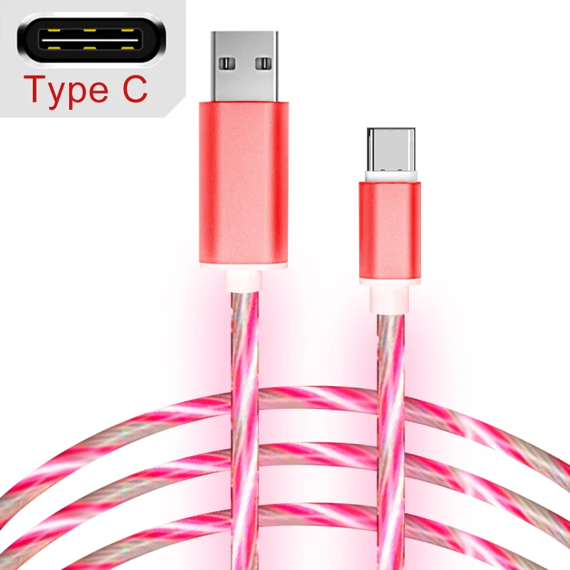 1 м USB Mirco type C кабель для быстрой зарядки для huawei mate 30 USB кабель для передачи данных Шнур для Xiaomi Note8 USB-C Micro зарядное устройство провод шнур 2A - Цвет: 09