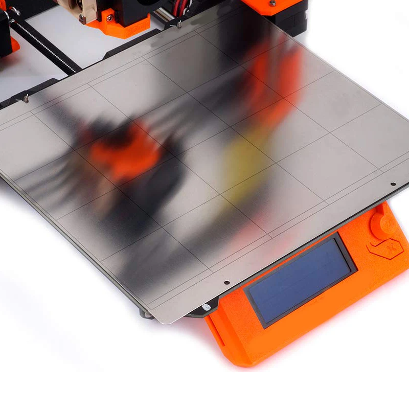 Детали для 3d принтера Mk3 пружинный стальной лист Тепловая кровать платформа, печать сборка пластина с отверстием для Reprap Prusa I3 Mk3 Mk2.5
