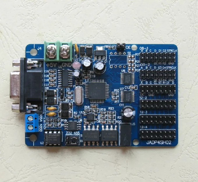 

Customized Development of LED Display Control Card Industrial Grade 485 Photoelectric Isolation TVS Protection Overcurrent Prote