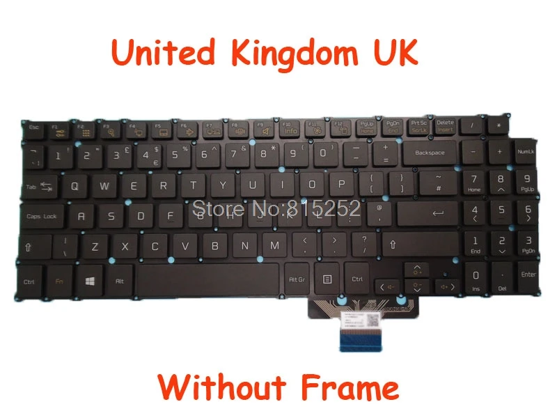 US AR SP BR FR Keyboard For LG 15Z950 15ZD950 15U560 15UD560 15Z950-GT5GK 15Z950-GT70K 15UD560-GX51K -GX5SE 15UD560-KX50K -KX7DK pc keypad