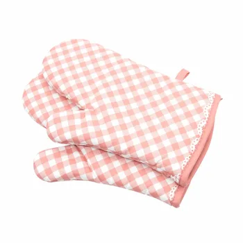 

Microwave Oven Glove Insulated Kitchen Tool Baking Gloves Cotton Heat Resistant 1Pcs Non-slip Mitten