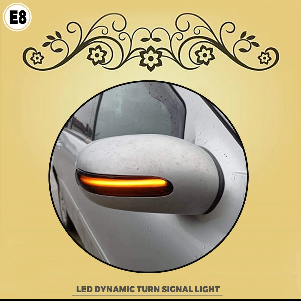޸  C Ŭ W203, W211, S203, CL203, 2001-2007, ̴  ̳ Ŀ, LED  õ, ̵ ̷ Ʈ, 2 