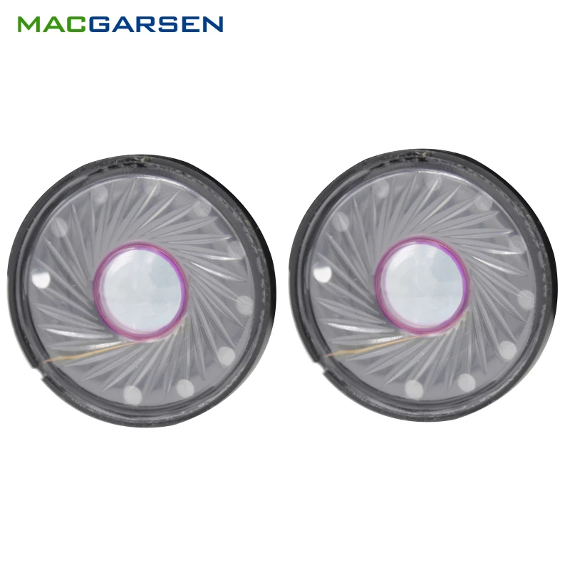 40mm Stereo Headphone Speaker Kit 0.5W 32ohm Dynamic Moving coil Speaker Accessories Headset HiFi Horn Parts 2pcs