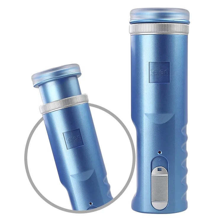 Najtaniej Niebieski elektryczny chowany mężczyzna Masturbator Pussy Cup, tłok w pełni automatyczny Sex Machine, zabawki erotyczne dla mężczyzn, zabawki erotyczne dla dorosłych X 9A