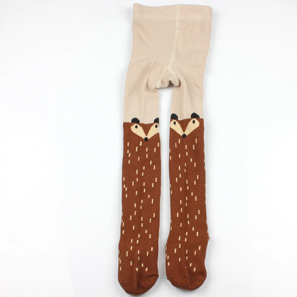 Baby tights Animal Fox Baby Girl Stocking Kids Children Knitted High tights Girl Pantyhose autumn stockings boy pantyhose Cotton