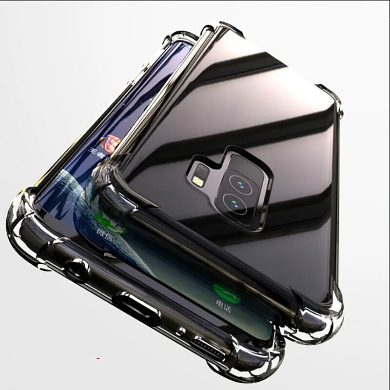

Transparent Phone Cases For Samsung S8 Plus Case For Samsung S8 Case Soft Cover For Samsung Galaxy S10 Lite S9 A8Plus A6 A7 2018