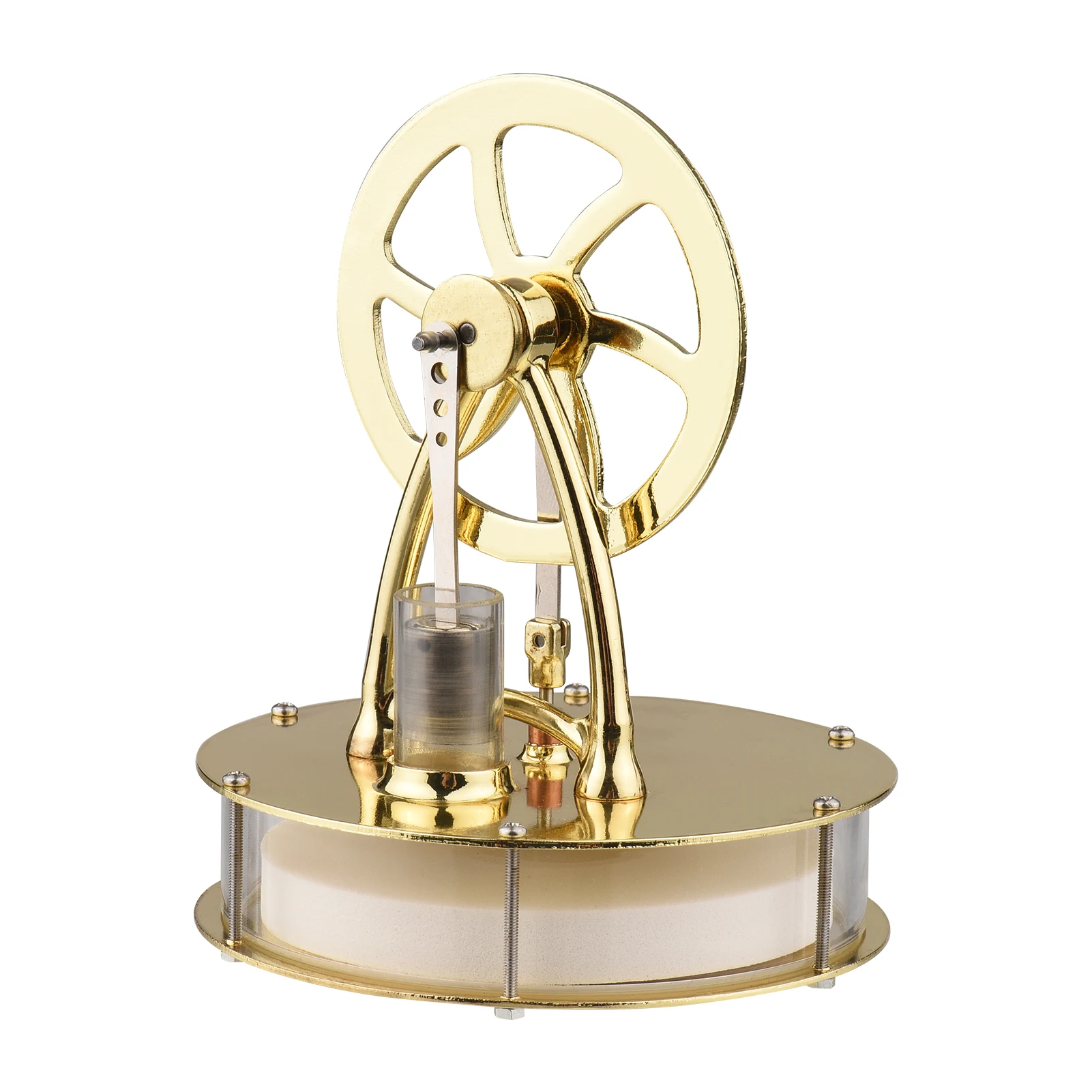 Aibecy Low Temperature Stirling Engine Motor Steam Heat Education Model Toy 1PC 