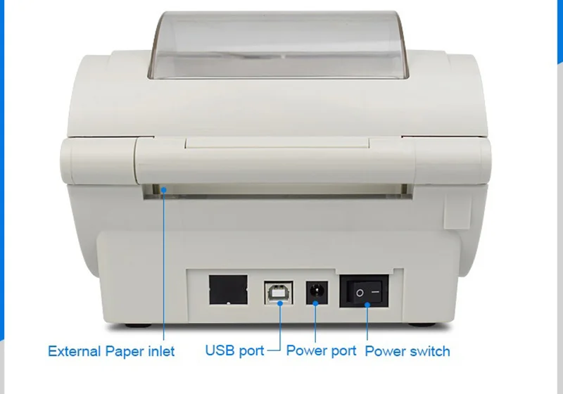 Высокоскоростной 110 мм USB/Bluetooth тепловой принтер этикеток штрих-код логистический принтер авто пилинг портативный принтер ZJ9210