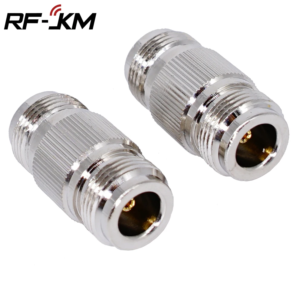 MOOKEERF 2PCS N Female to N Female RF Coaxial Cable Adapter Plug N Female/Female Coax Coupler Connector Straight Adapter 