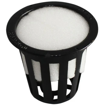 

50 Nursery Pots + 50 Seedling Sponge Mesh Cup Hydroponics System Plant Cultivation