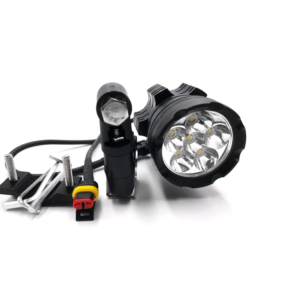 

60W motorcycle LED lighting headlamp external 6 bulb headlamp For HONDA nc 700s cbr 600 f4i cbr 600f 650f cbr 125r 250r 300r