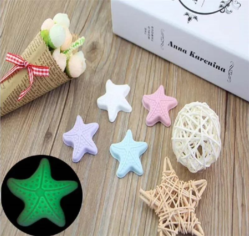Luminous Silicone Rubber Star Pad Mute Rubber Pad to Protect the Wall Self Adhesive Stickers Door Stopper