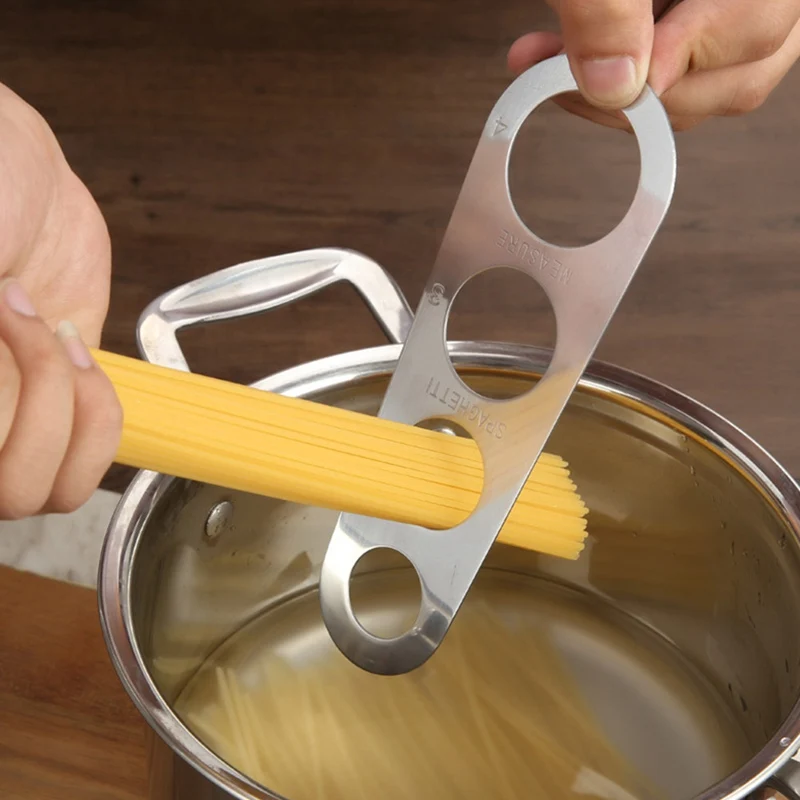 Нержавеющая сталь паста Измеритель для спагетти четыре отверстия измерительный инструмент кухонный гаджет измерительный инструмент