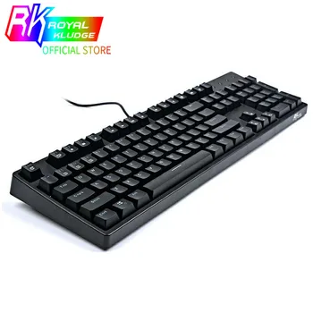 

RK988 RK keyboard 104 Keys Dual Mode 2.4 Wireless White Backlit Mechanical Gaming Keyboard Brown Switch keyboards royal kludge