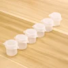 6 Pots Empty Paint Strip Mini Paint Box Pod Art Craft Plastic Storage Container Pigment Container Drawing Accessories New 2024 2